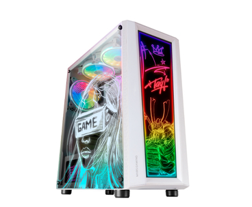 CAJA SEMITORRE MCART BLANCO ATX MARS GAMING