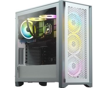 CAJA SEMITORRE ATX 4000D AIRFLOW TG WHITE CORSAIR
