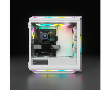 CAJA SEMITORRE ATX ICUE 5000T RGB TG WHITE CORSAIR