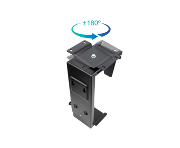 SOPORTE METALICO CPU PARA ESCRITORIO/PARED NEGRO TOOQ