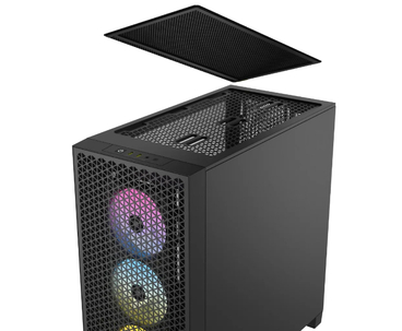 CAJA SEMITORRE ATX 3000D RGB AIRFLOW TG BLACK CORSAIR