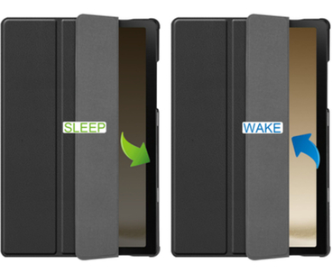 FUNDA TABLET SAMSUNG GALAXY TAB A9 SMART TRI-FOLD NEGRO JUST IN CASE