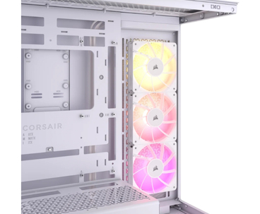 CAJA SEMITORRE ATX 3500X ARGB TG WHITE CORSAIR