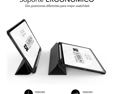 FUNDA TABLET IPAD PRO 12.9" 2024  NEGRO SUBBLIM