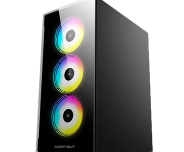 CAJA SEMITORRE ATX XC-210 GLASS ARGB KEEPOUT