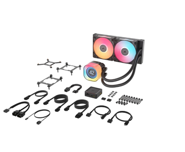 REFRIGERACION LIQUIDA ICUE LINK TITAN 240 RX LCD AIO BLACK CORSAIR