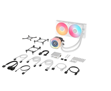 REFRIGERACION LIQUIDA ICUE LINK TITAN 240 RX LCD AIO WHITE CORSAIR