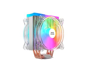 VENTILADOR UNIVERSAL MCPU66 DUAL ARGB NEGRO MARS GAMING