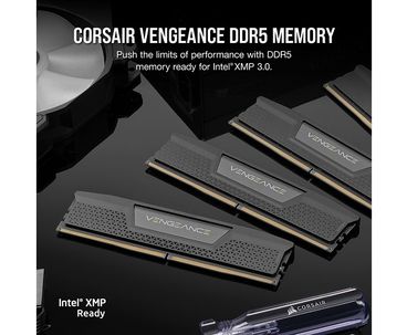 DDR5 64 GB(2X32KIT) 5200 VENGEANCE BLACK CORSAIR